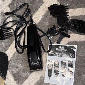 Hair clippers and accessories without box
